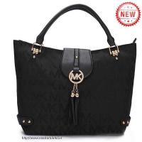 michael kors logo kwast groot zwart bakken Style Betaalbare uox23740